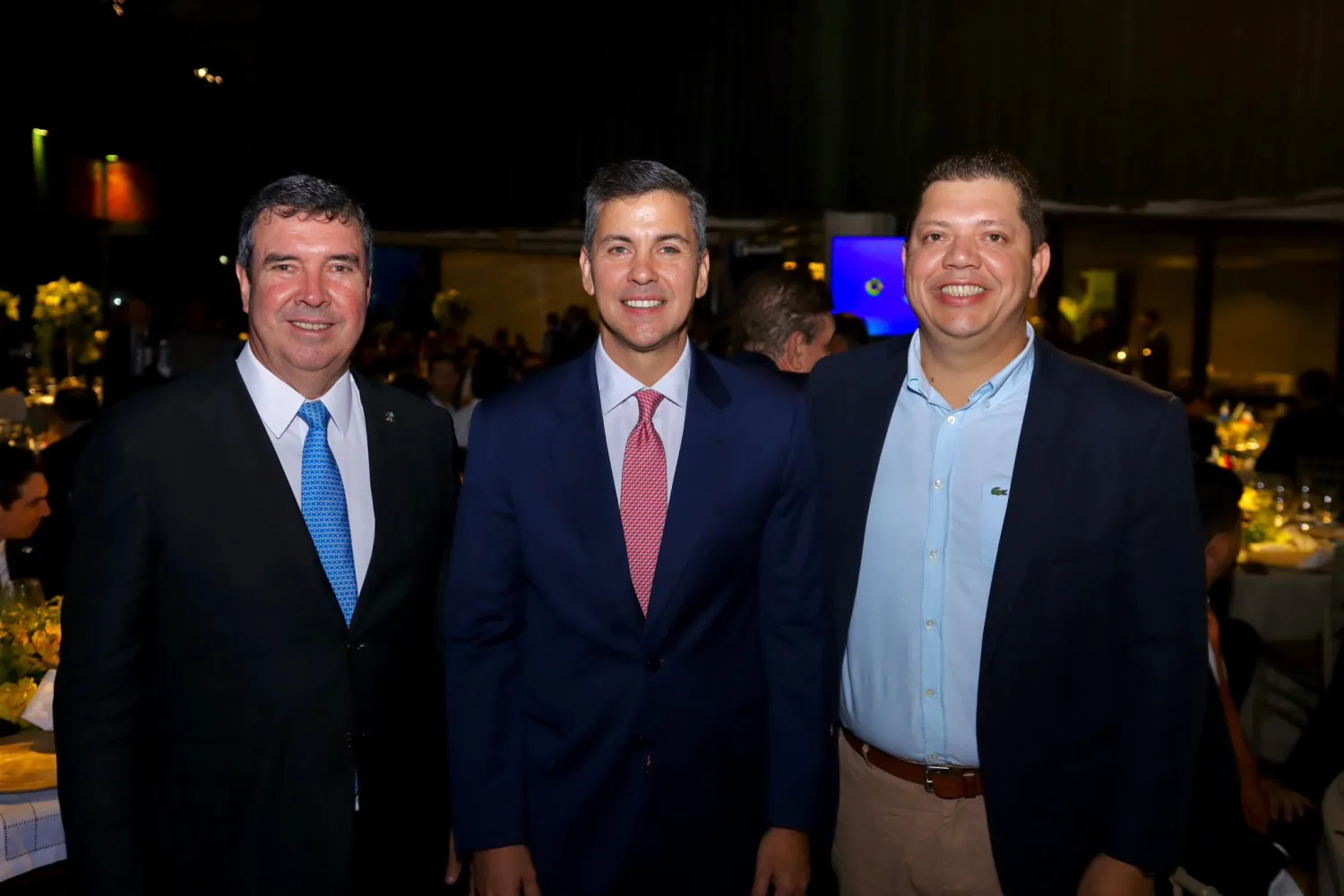 Peña y el gobernador Acosta refuerzan lazos con Mato Grosso do Sul en cena de gala