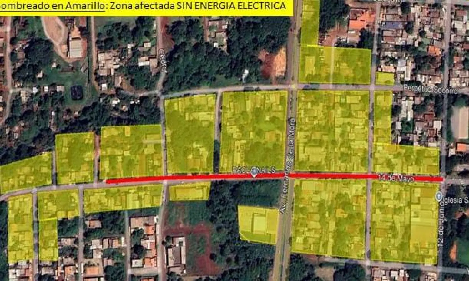 ANDE anuncia corte de energía en tres barrios de Pedro Juan Caballero por mantenimiento