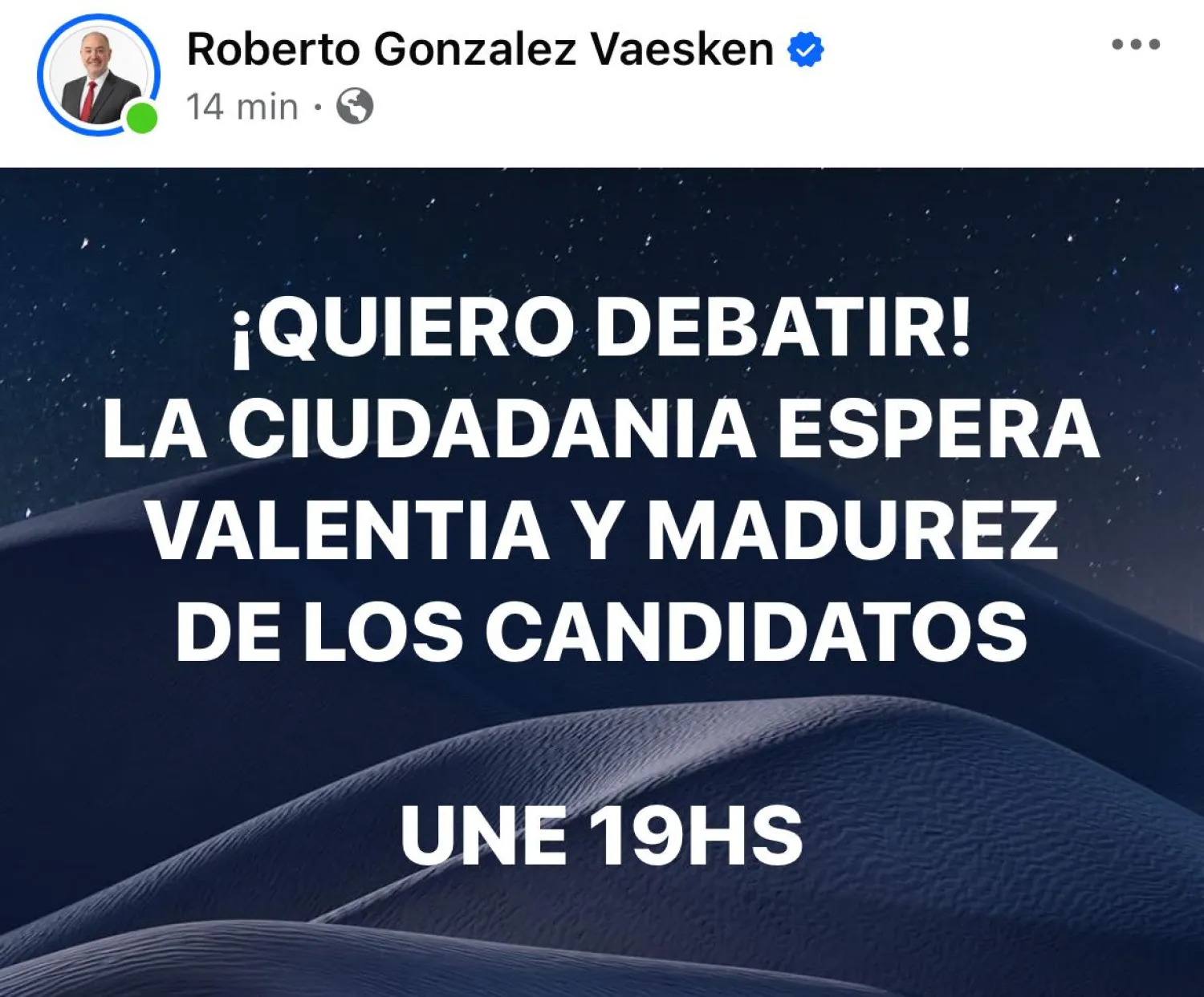 ABC lanza fake news para desviar la atención de la ausencia de Pereira Mujica en el debate