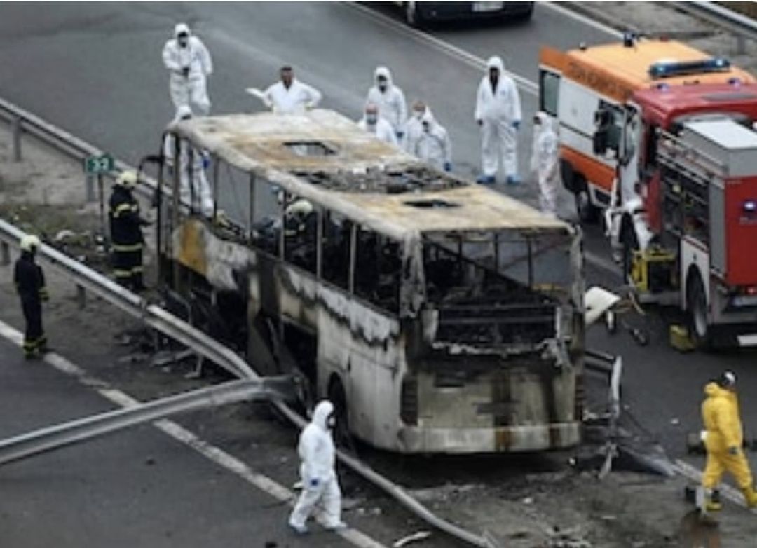 46 personas mueren en accidente de bus en Bulgaria