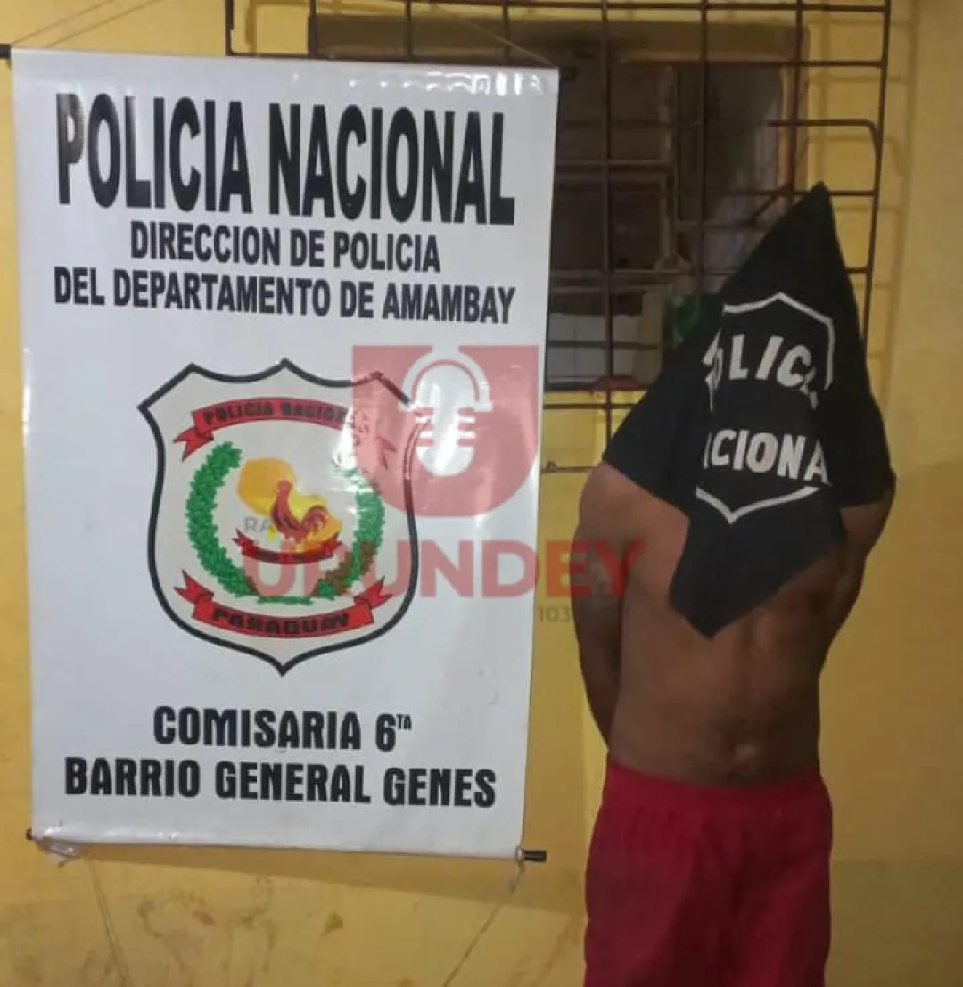 Hombre buscado por la justicia fue detenido por violencia familiar en Pedro Juan Caballero