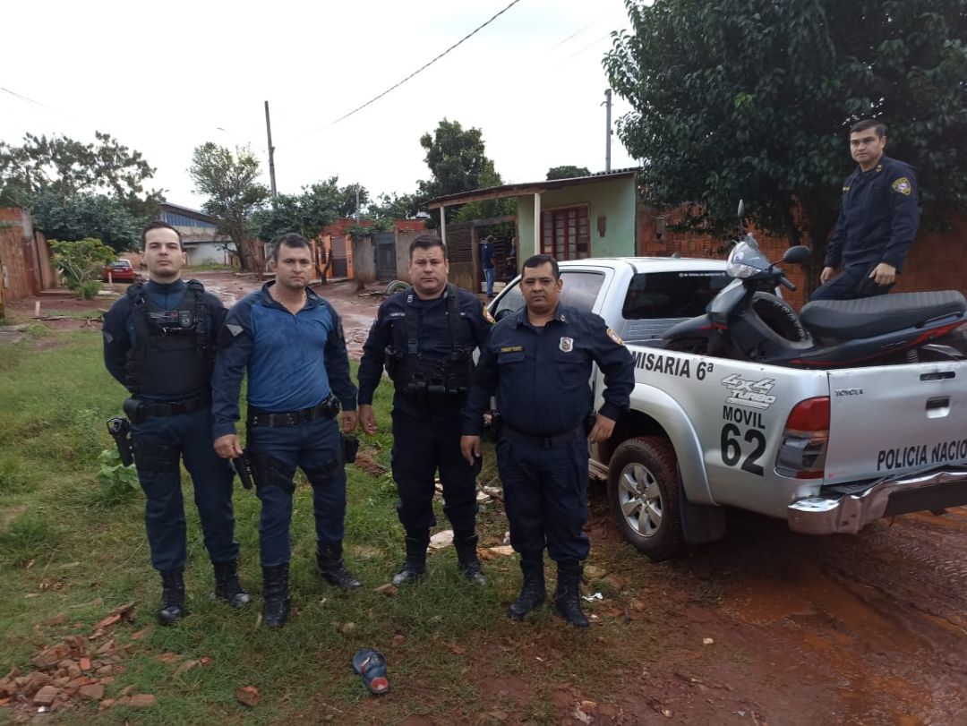 Policías de Paraguay y Brasil recuperan en Punta Porã motocicleta que había sido robada en PJC