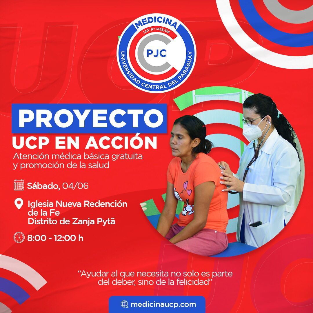 UCP en Acción brindará atención en Zanja Pytã