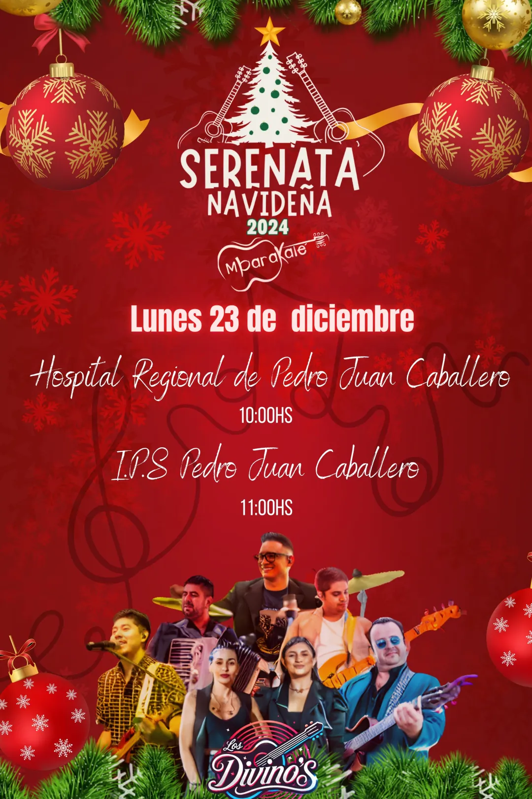Anuncian serenata navideña en el Hospital Regional y en el IPS en Pedro Juan Caballero