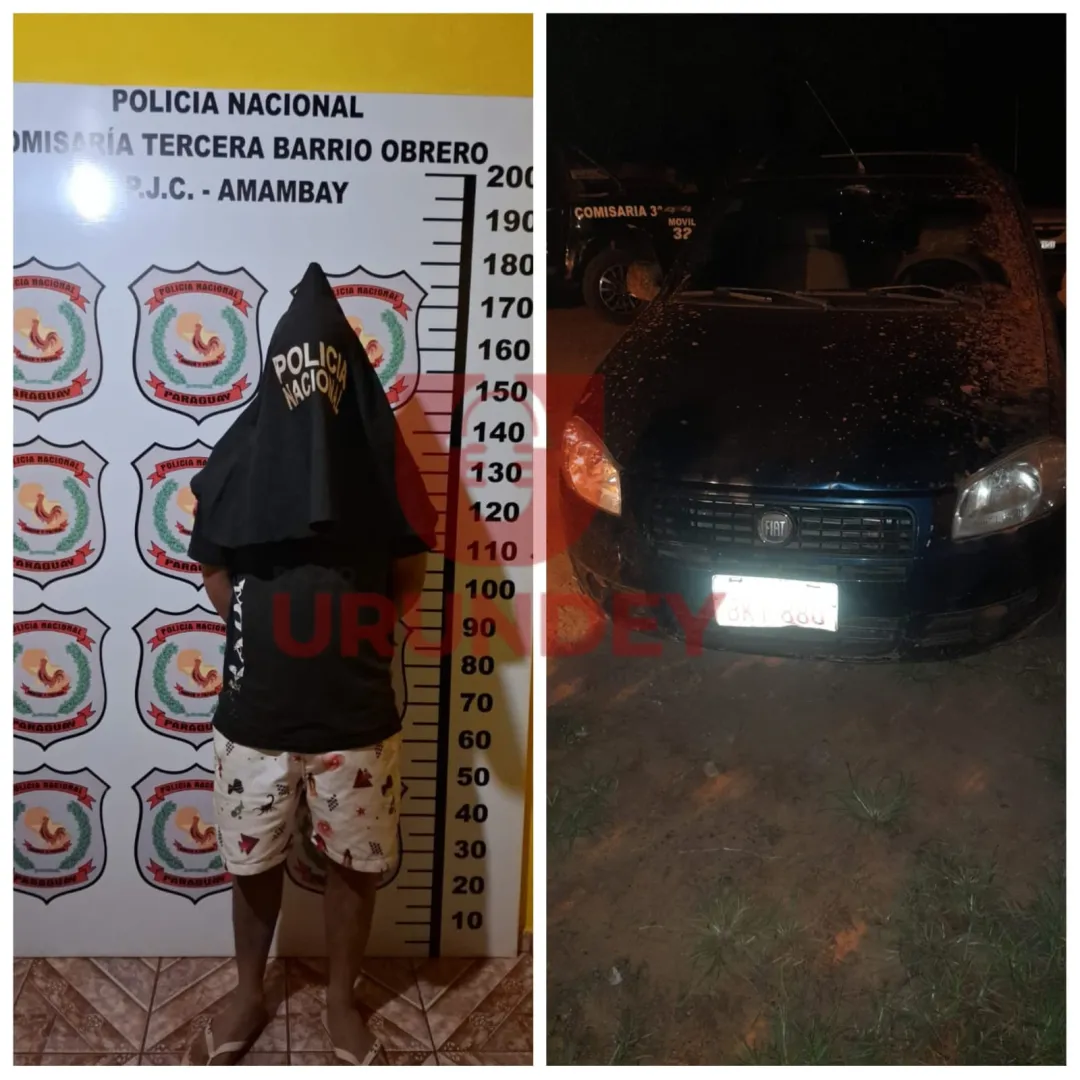 Detienen a un joven por conducir sin licencia y en estado etílico en Pedro Juan Caballero