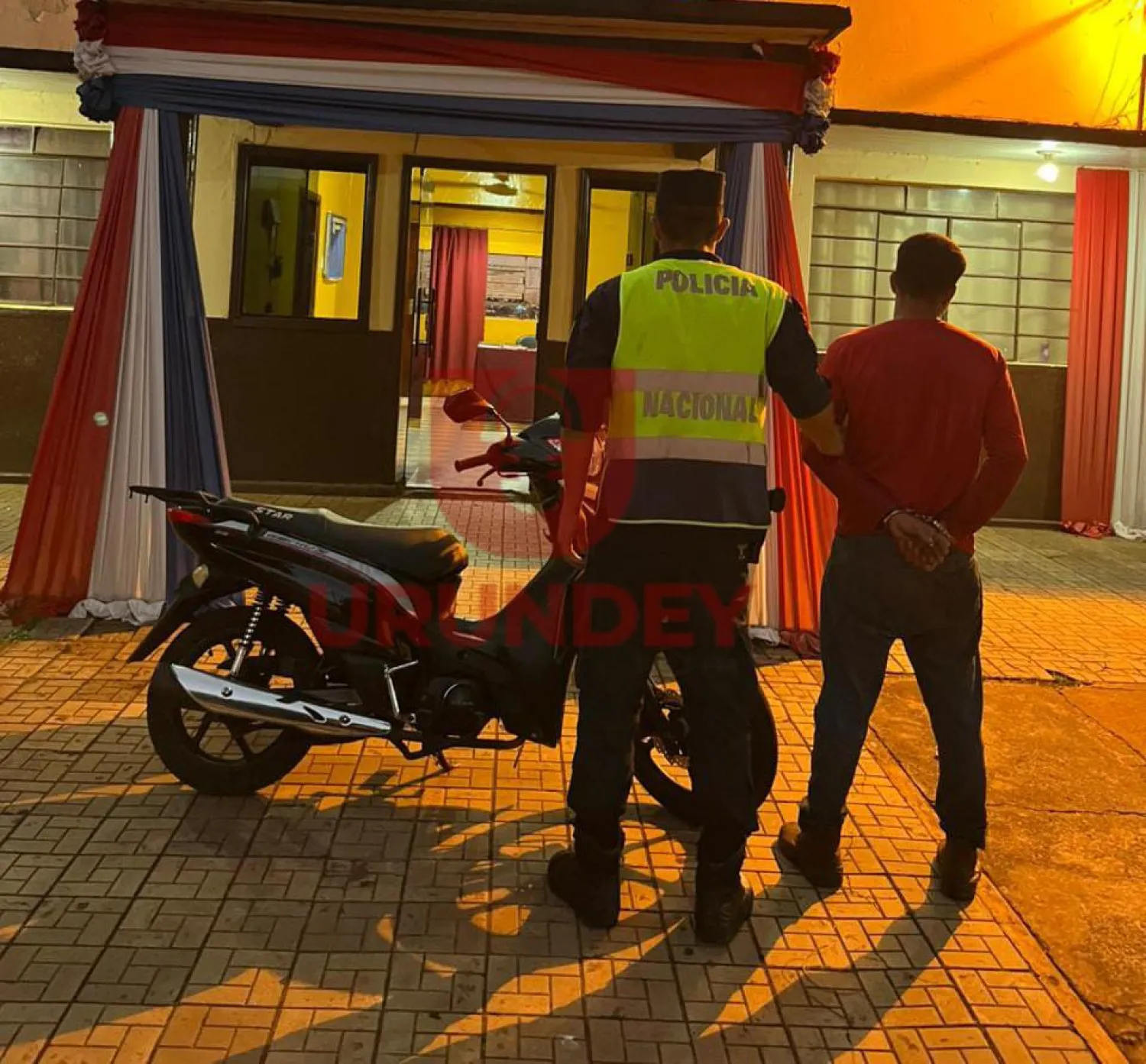 Detienen en Pedro Juan Caballero a un brasileño que huía con una motocicleta hurtada