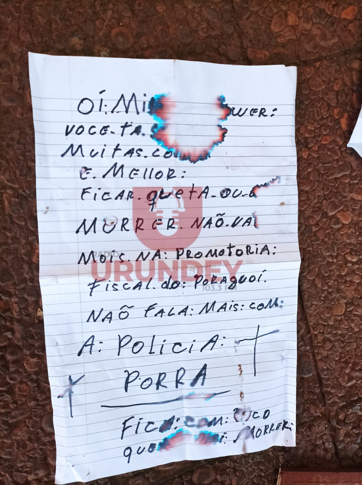 Amenazan de muerte con panfletos y balas a adminsitradora de emisora de PJC