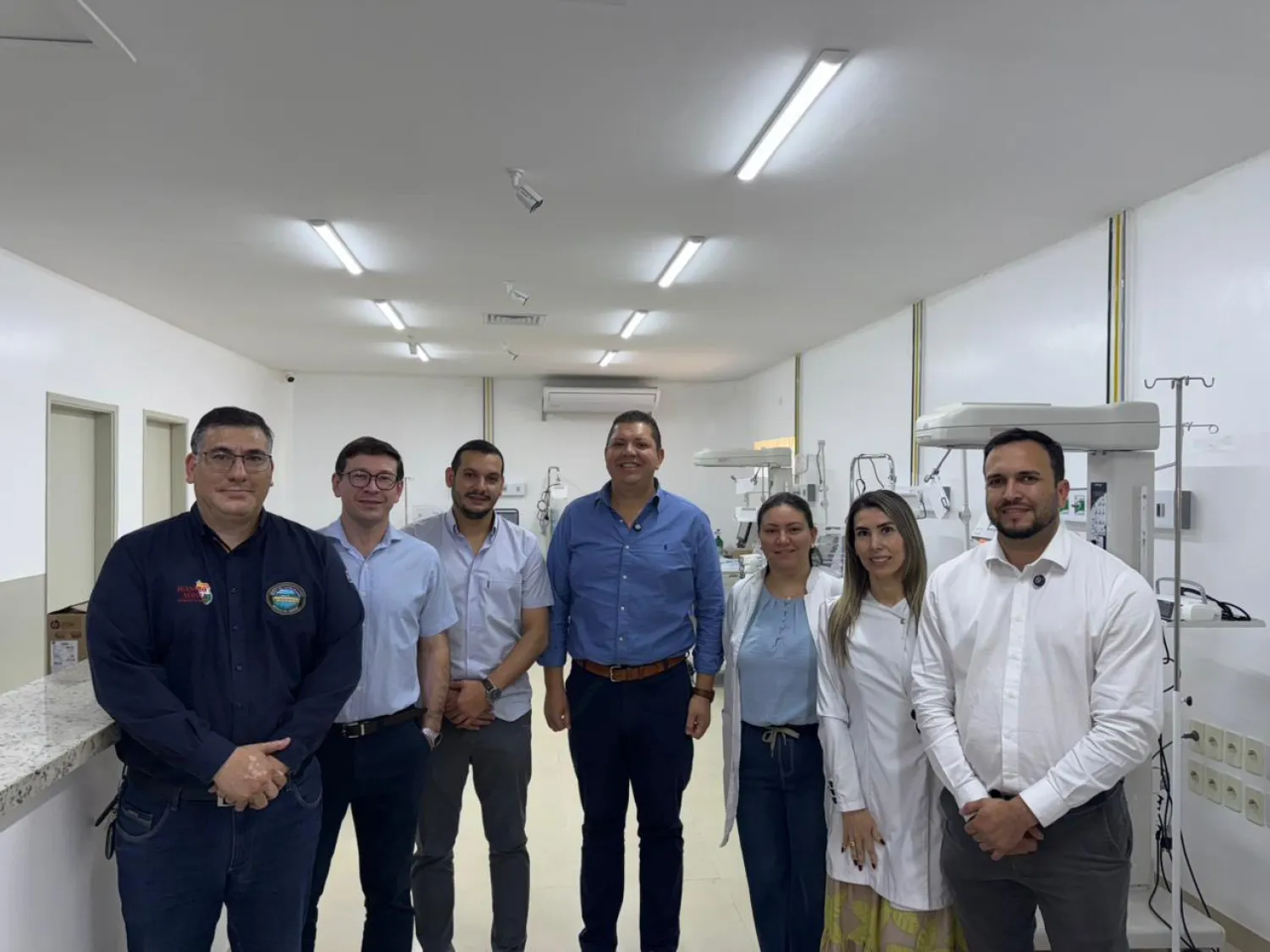 Gobernador verificó la futura terapia del hospital Juan Pablo II a días de su inauguración