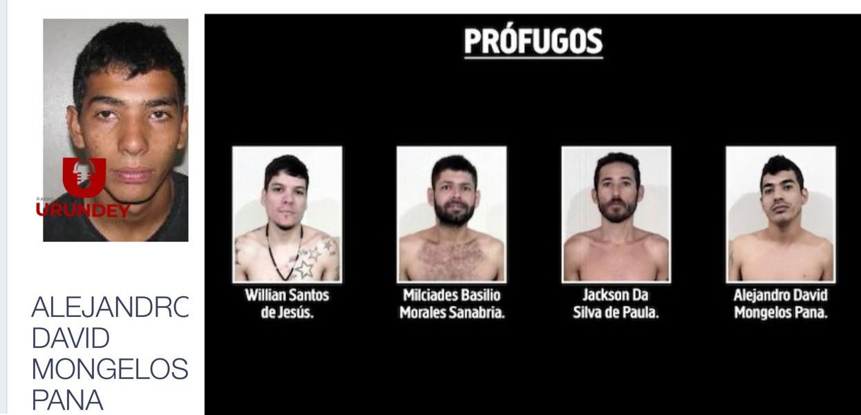 Detuvieron en Bella Vista a miembro del PCC involucrado en masacre del Penal de San Pedro y fugado del Penal de PJC