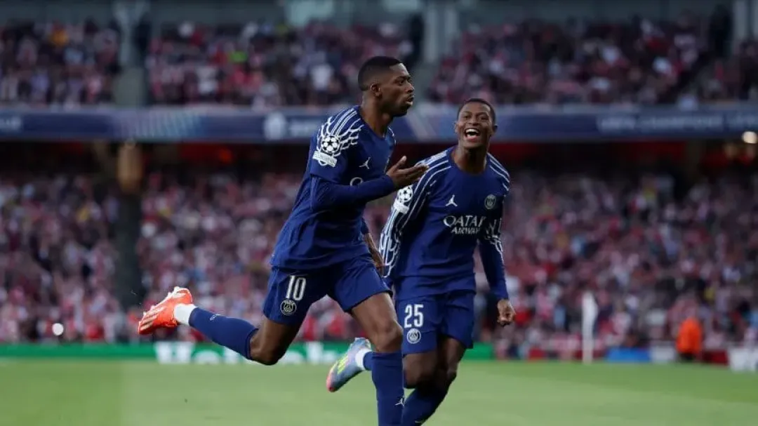 PSG dio el golpe en Londres y venció al Arsenal por la ida de las semifinales de la Champions League