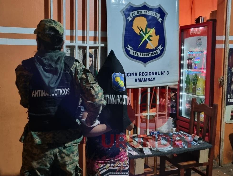 Antinarcóticos allana boca de fumo en el barrio Bernardino Caballero