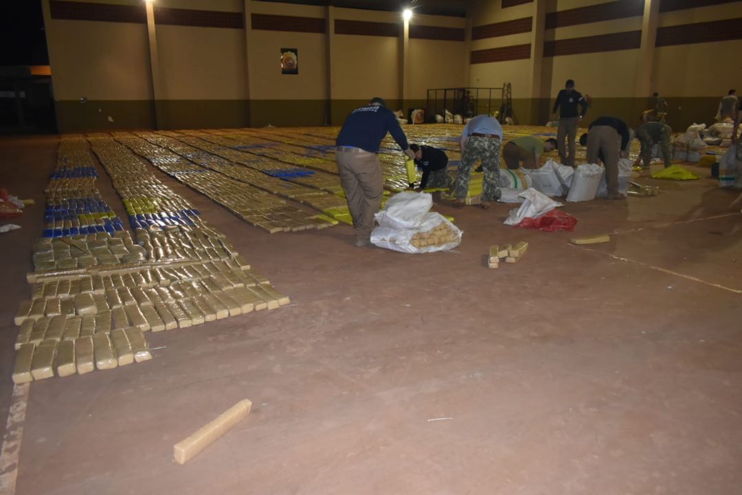 Más de 21.000 kilos de marihuana fueron incautados por Senad de Amambay
