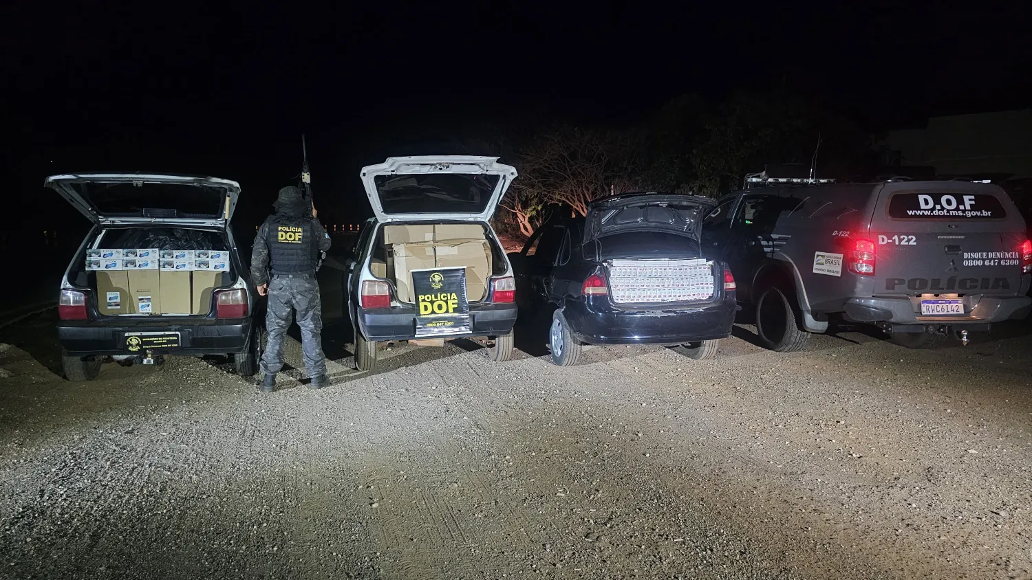 Incautan en Brasil tres vehículos con contrabando recogidos en Pedro Juan Caballero