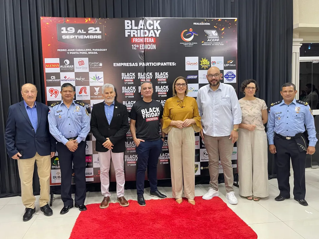 Lanzan el Black Friday Frontera 2025: el evento que mueve la economía de Pedro Juan Caballero y Ponta Porã