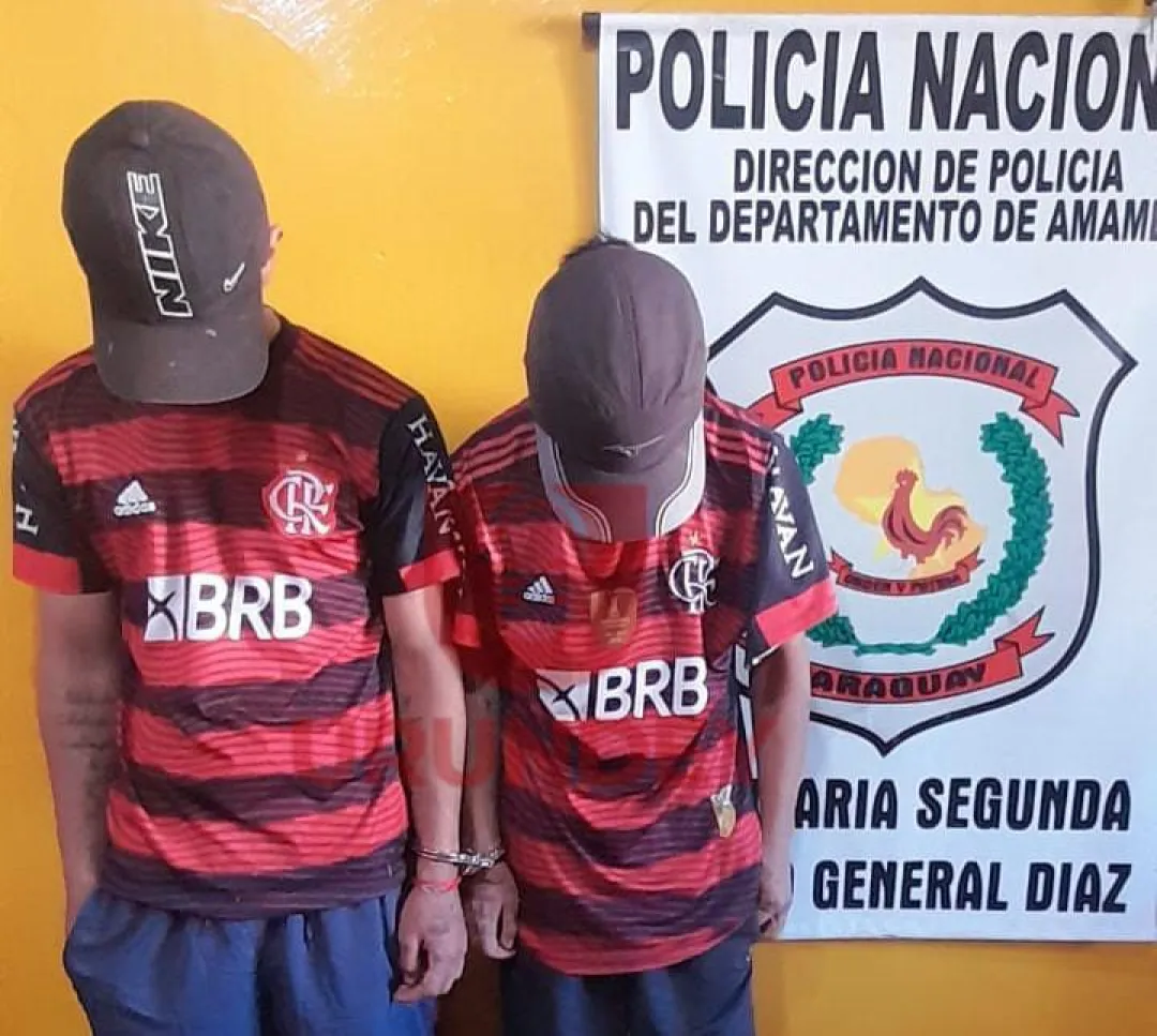 Menores son detenidos por intento de hurto en una tienda en Pedro Juan Caballero