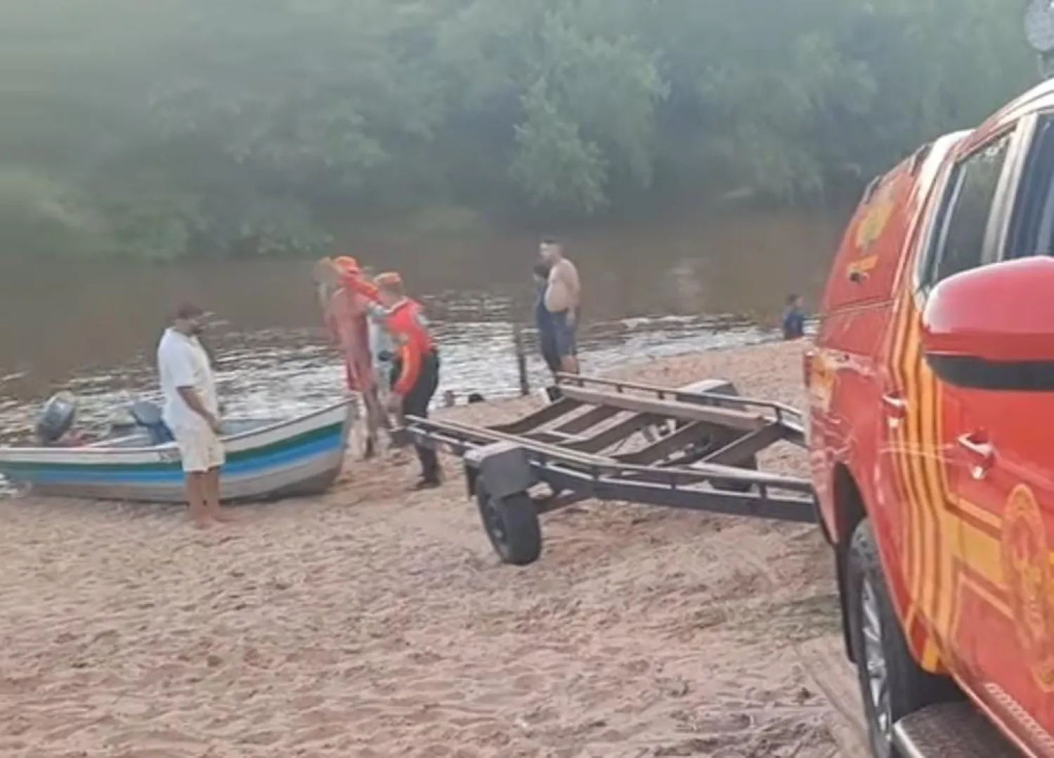 Bella Vista Norte: Finaliza sin éxito el primer día de búsqueda de hombre desaparecido en el río Apa