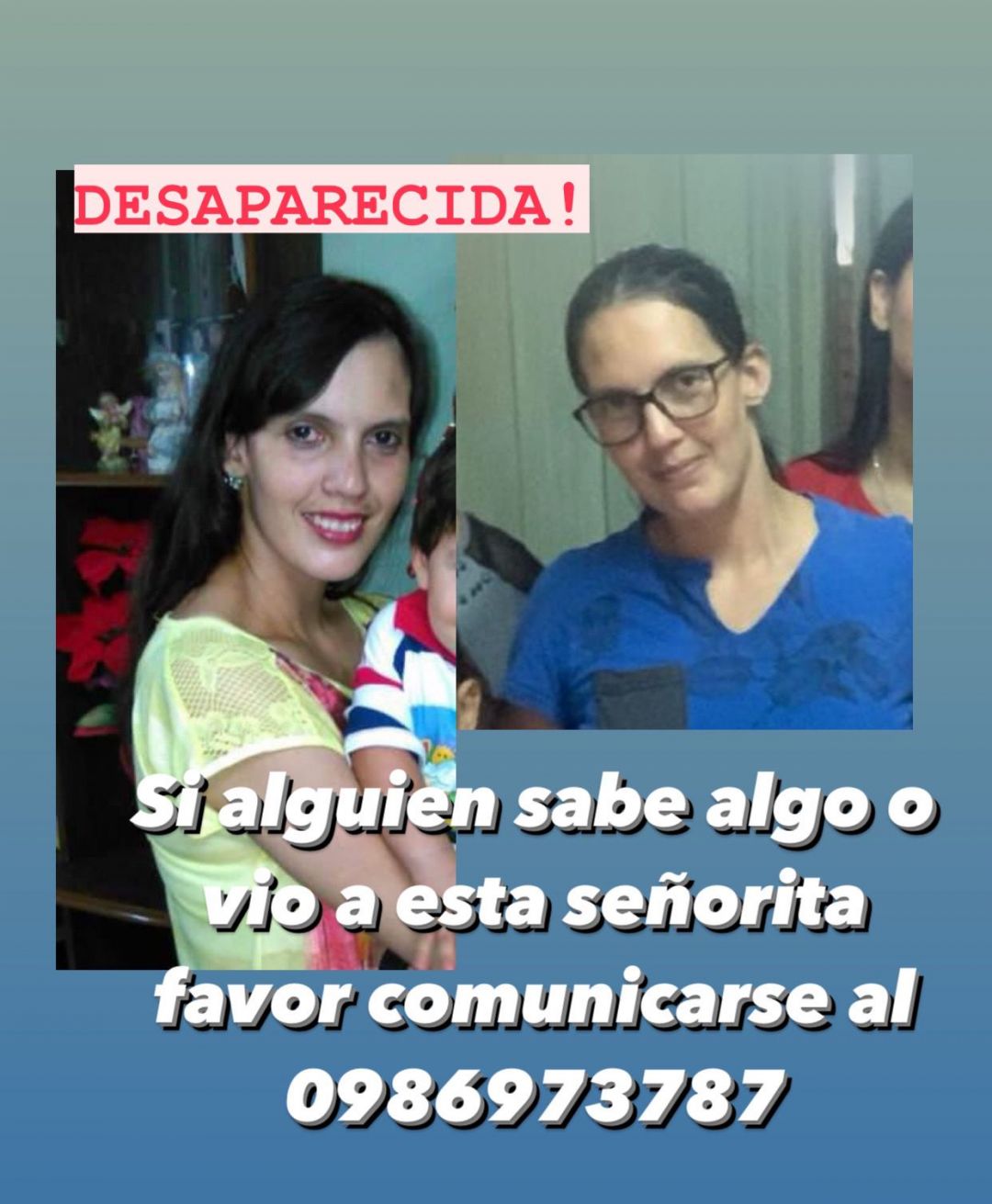 Denuncian desaparición de una mujer en PJC