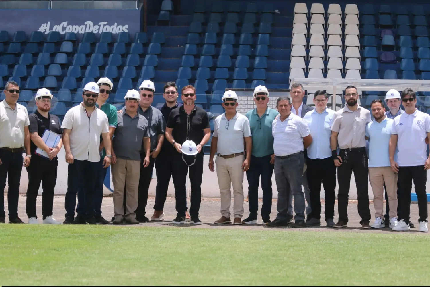 CONMEBOL inspecciona el Río Parapití: "El presidente Alejandro Domínguez salió muy conforme"
