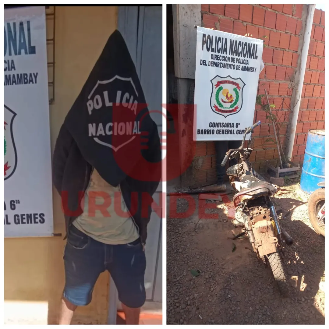 PJC: Capturan a pintor buscado por hurto y circulando en una moto indocumentada