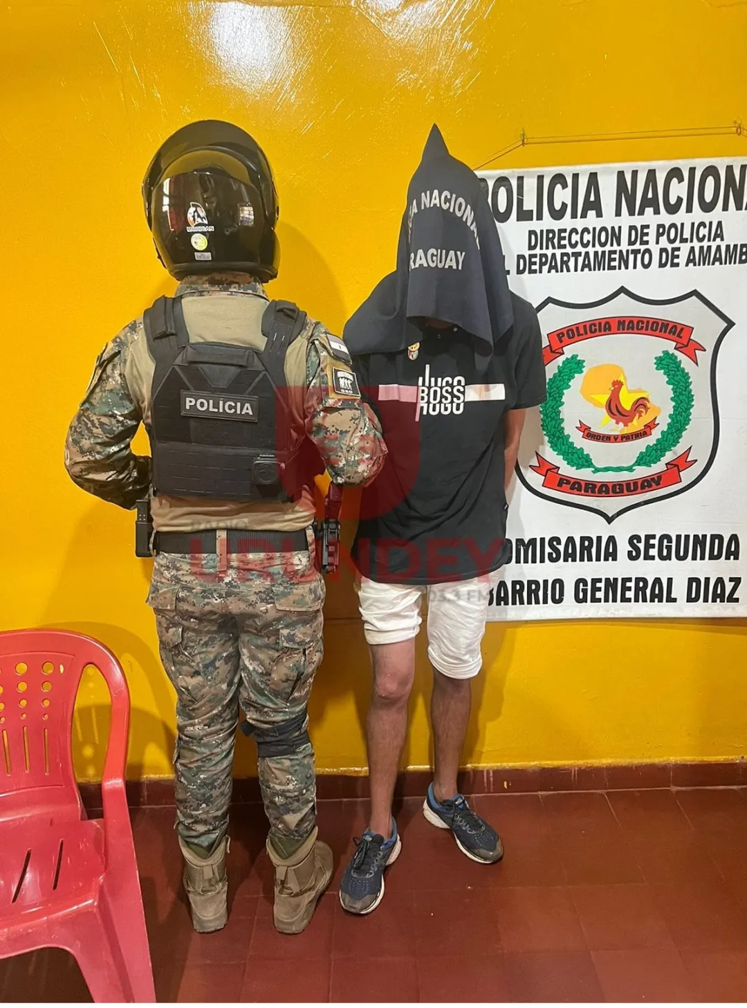Grupo Motorizado Puma 3 detiene a supuesto roba motos en operativo en Amambay