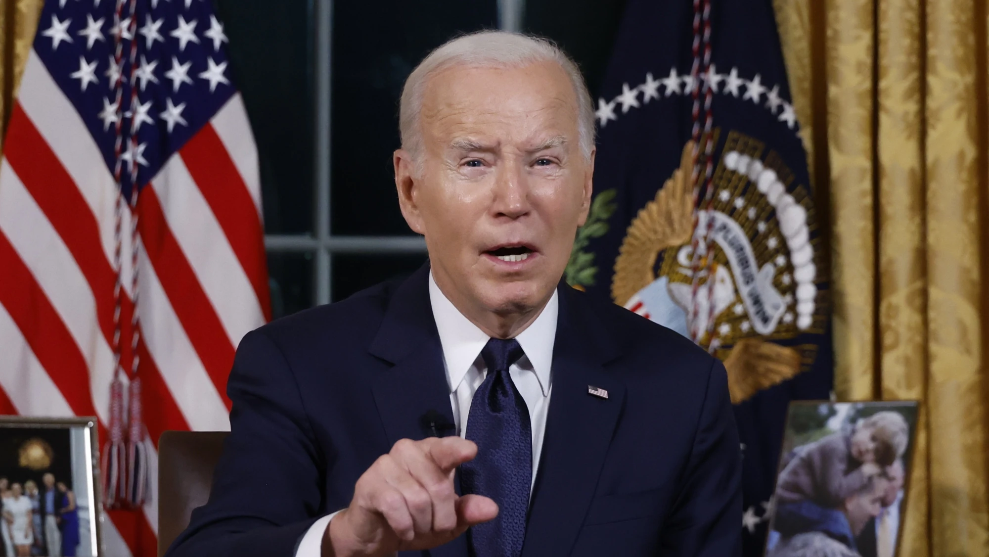 Biden acusa a Hamás y a Rusia de querer “aniquilar” democracias