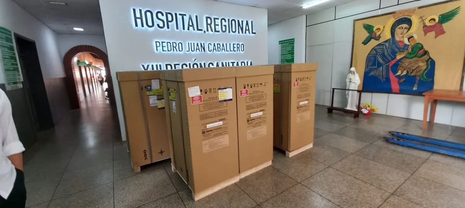 Llegan nuevas máquinas de hemodiálisis al Hospital Regional de Pedro Juan Caballero
