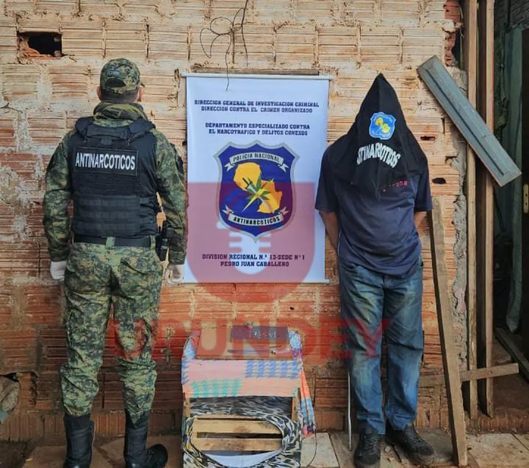 Allanamiento por microtráfico en Pedro Juan Caballero deja un detenido y drogas incautadas