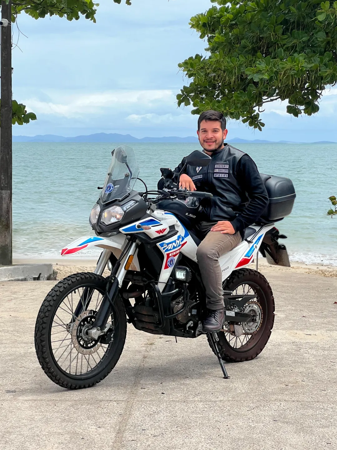 Ronald González rompe mitos sobre motos paraguayas en un viaje épico a Florianópolis
