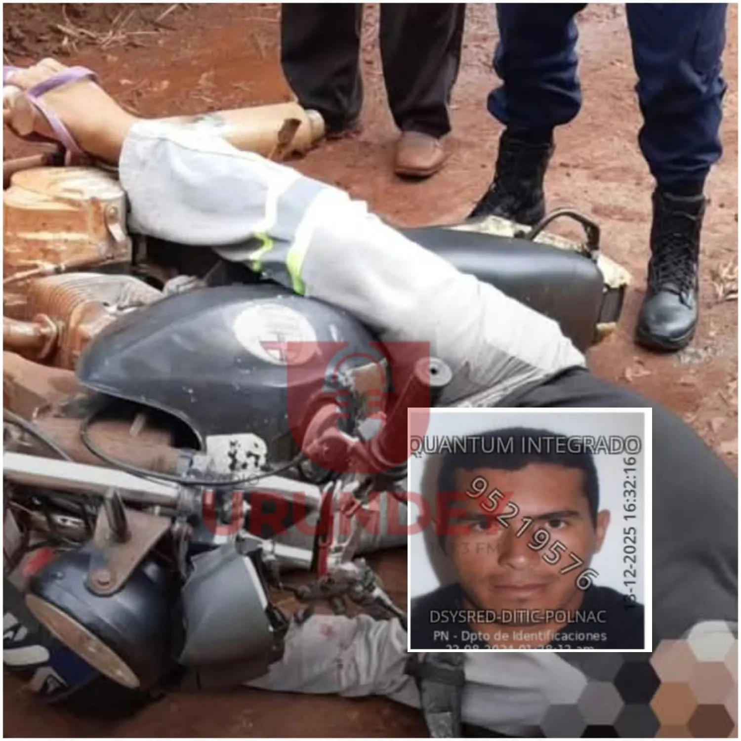 Hallan a motociclista herido de varios balazos en un camino vecinal de Pedro Juan Caballero