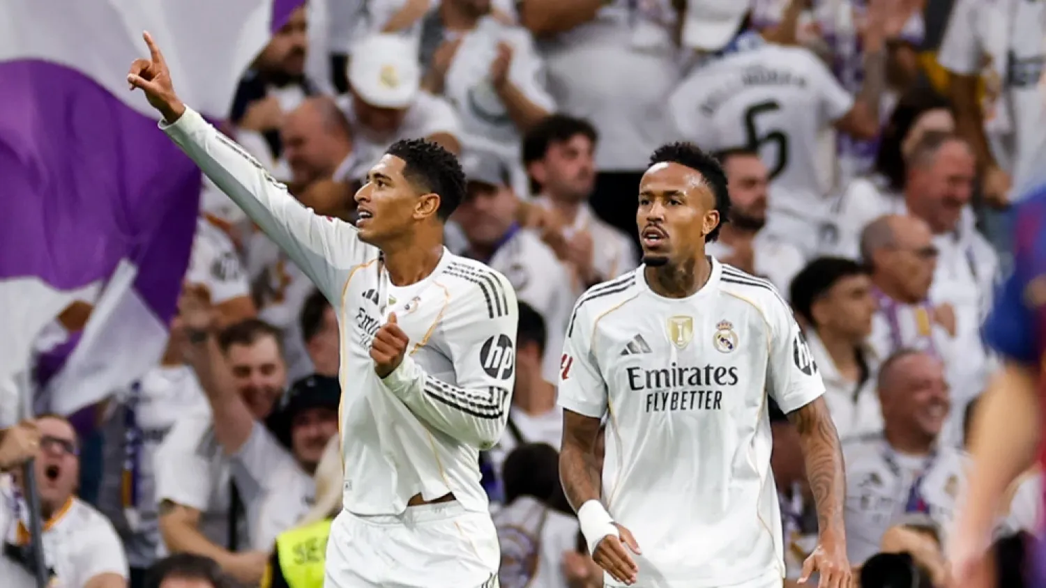 El Real Madrid se adueña del clásico español en un Santiago Bernabéu caliente