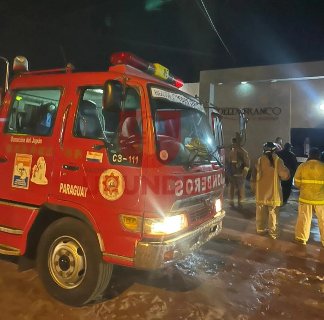 Salón de belleza ardió parcialmente en llamas en Pedro Juan Caballero