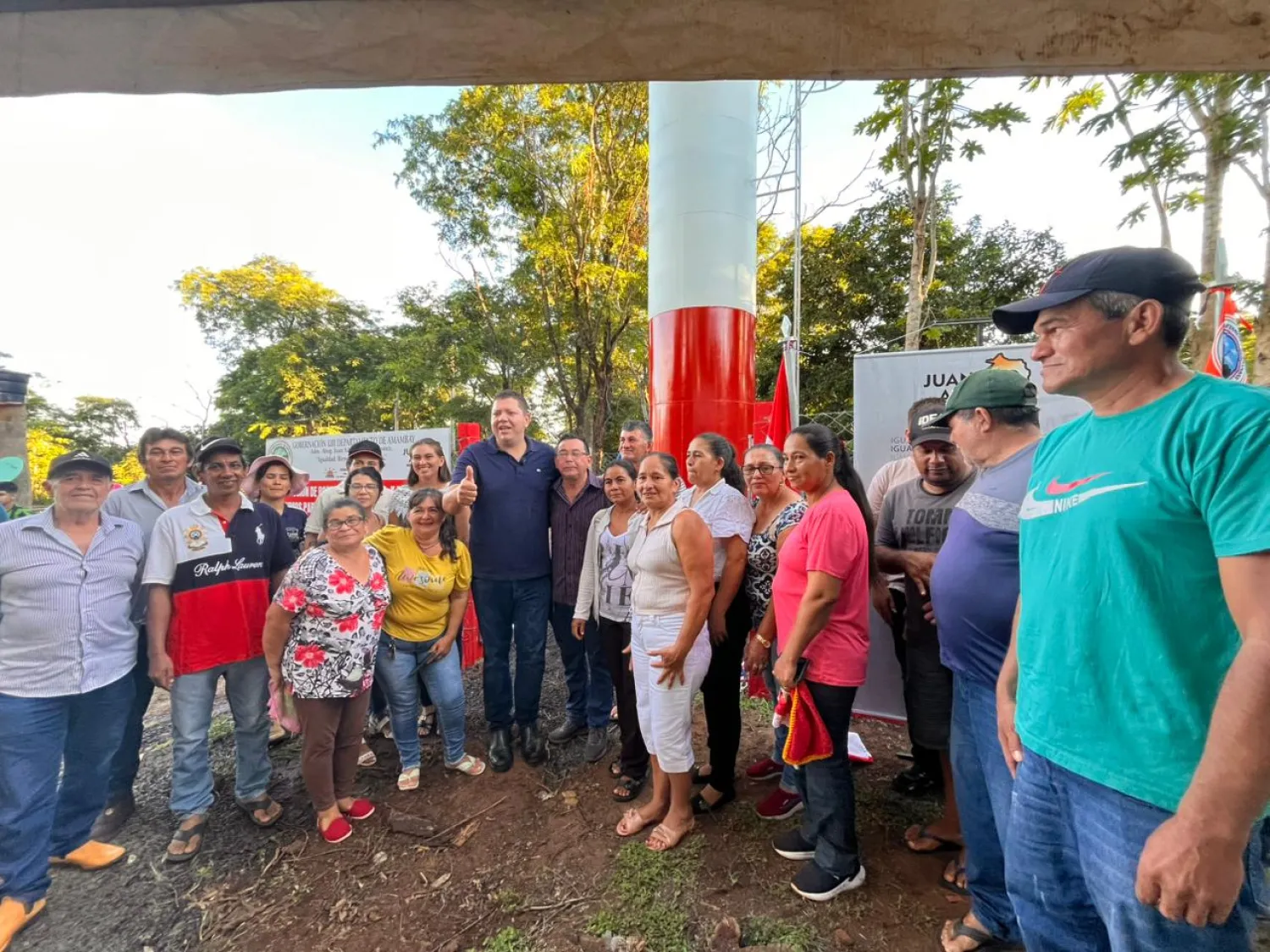 PJC: Gobernador inaugura histórico sistema de agua potable en la colonia Virgen de Caacupé