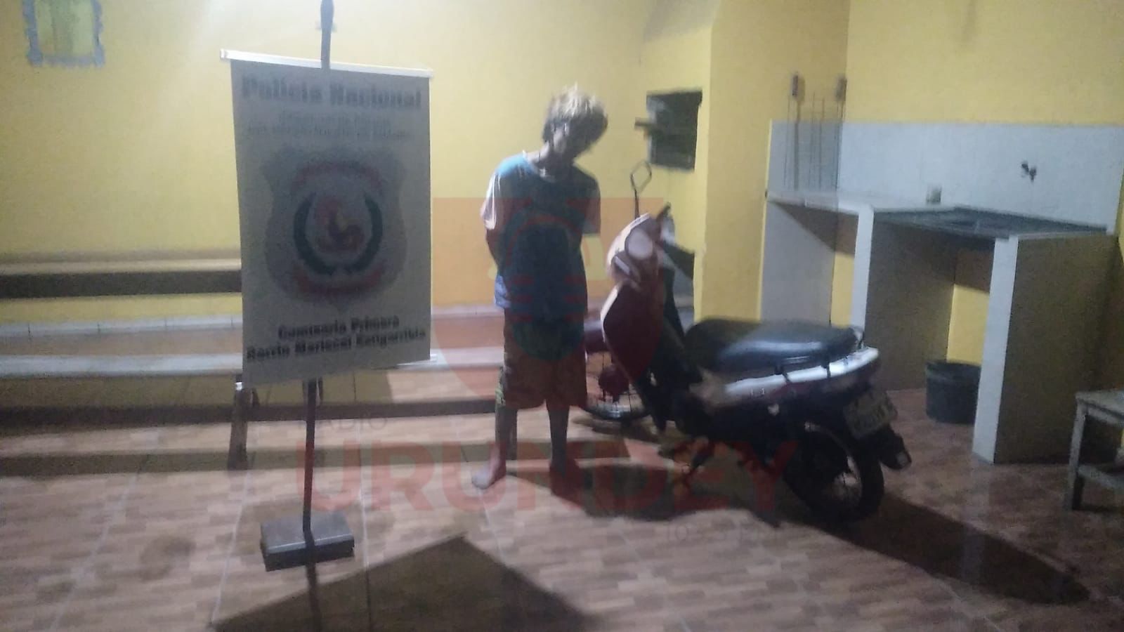 Operativo Policial en Dr. Francia: Detención y Recuperación de Motocicleta aparentemente hurtada