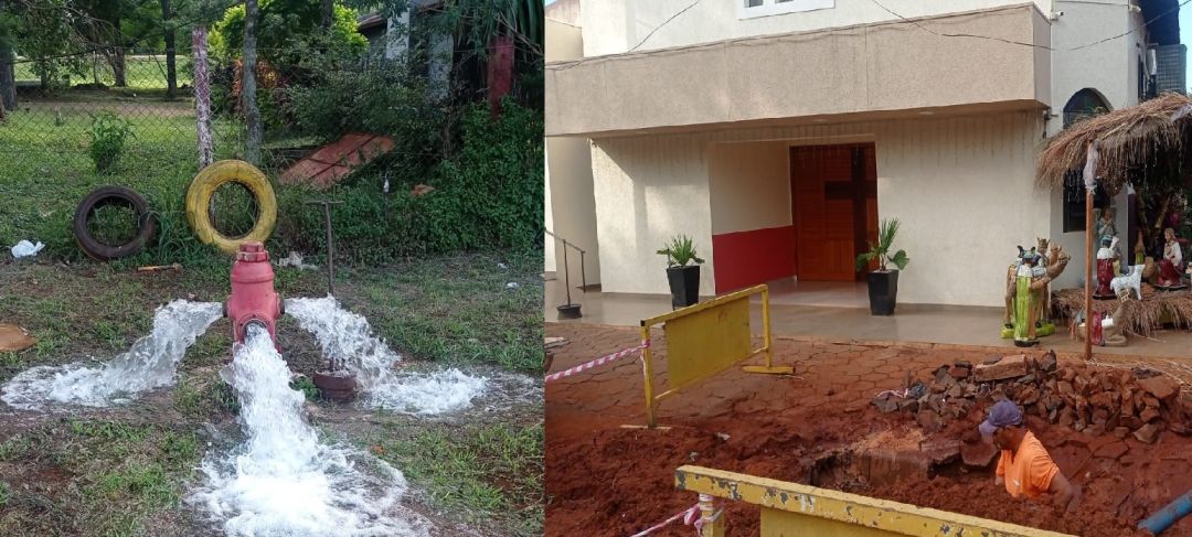 Essap deja sin agua a miles de personas en PJC por daños en un hidrante