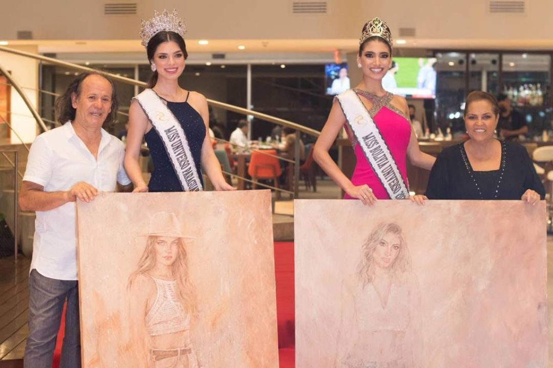 Miss Paraguay plasmada en un hermoso retrato