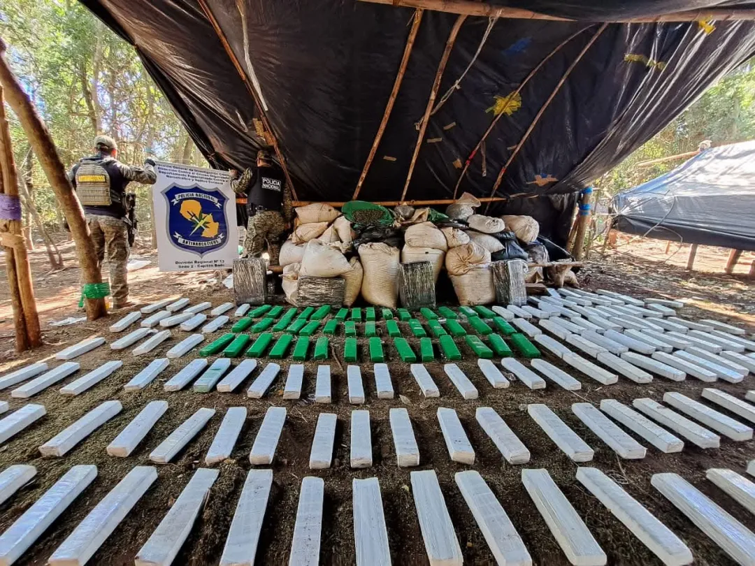 Destruyen más de 1.600 kilos de marihuana en Capitán Bado