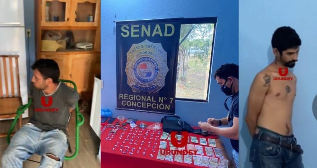 Senad desbarata boca de fumo en barrio Obrero de Concepción
