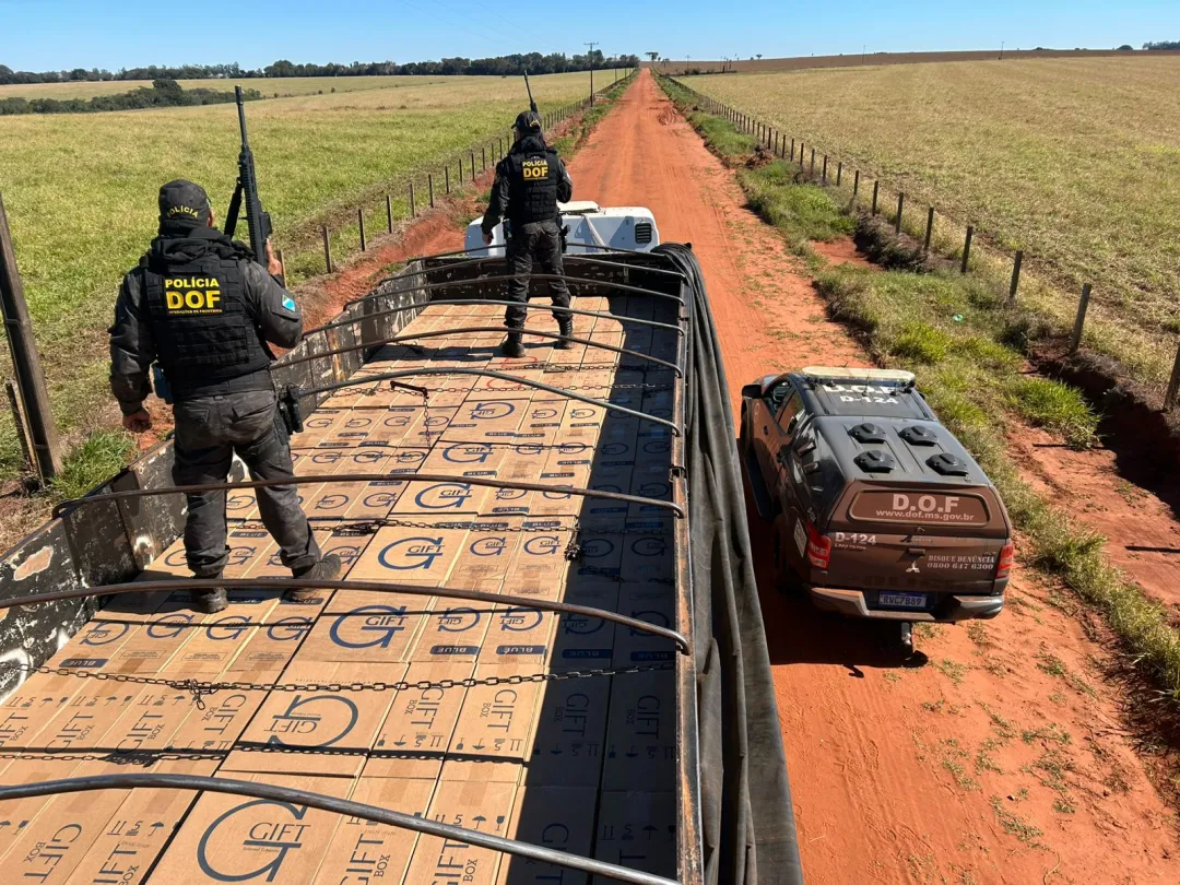Incautan 25 mil paquetes de cigarrillos de contrabando de Paraguay en Brasil