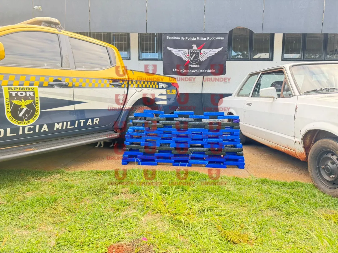 Policía Rodoviária Militar detiene a un hombre transportado drogas en Amambai