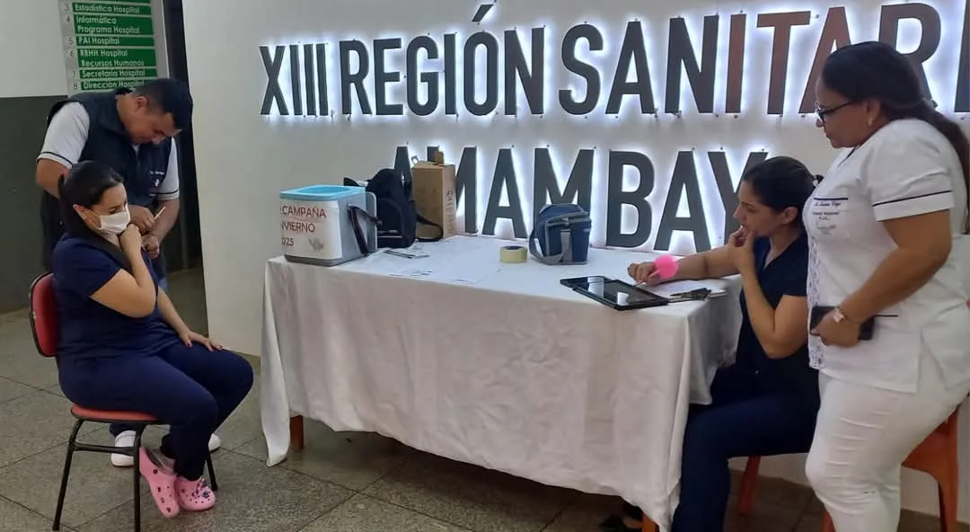 Campaña Invierno 2025: Amambay ya registra 20 mil vacunados contra la influenza