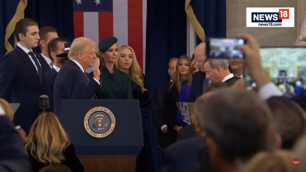 Trump ya juró y es el nuevo presidente de Estados Unidos