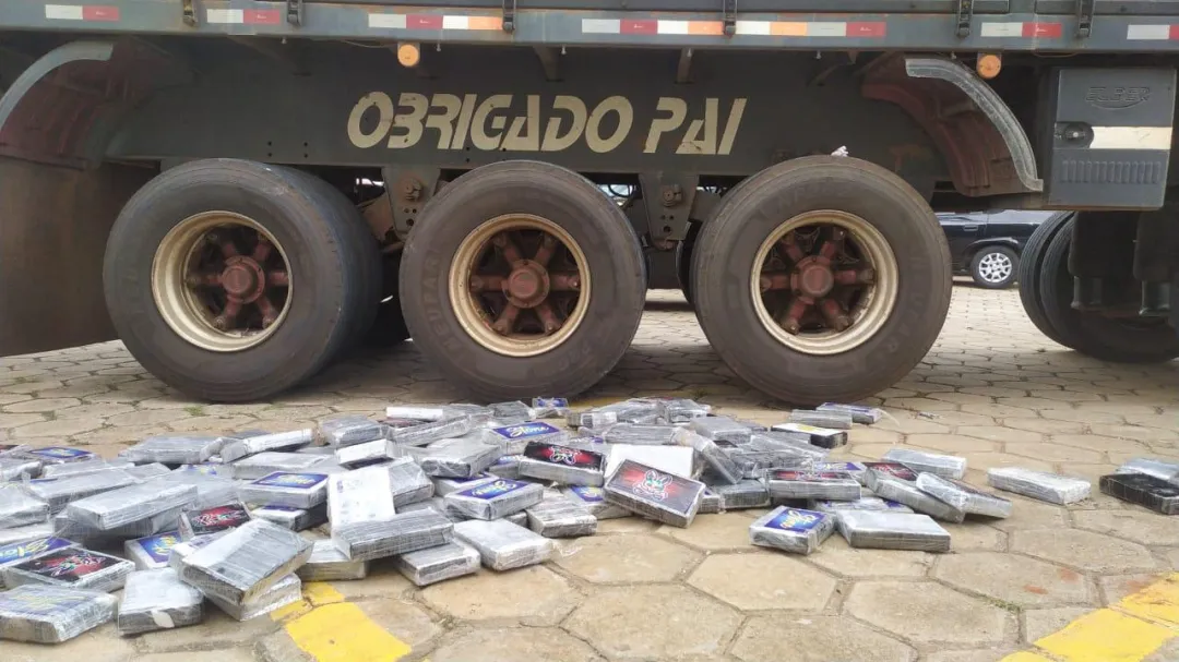Incautan en San Pablo un camión con más de media tonelada de cocaína que salió de Ponta Porã