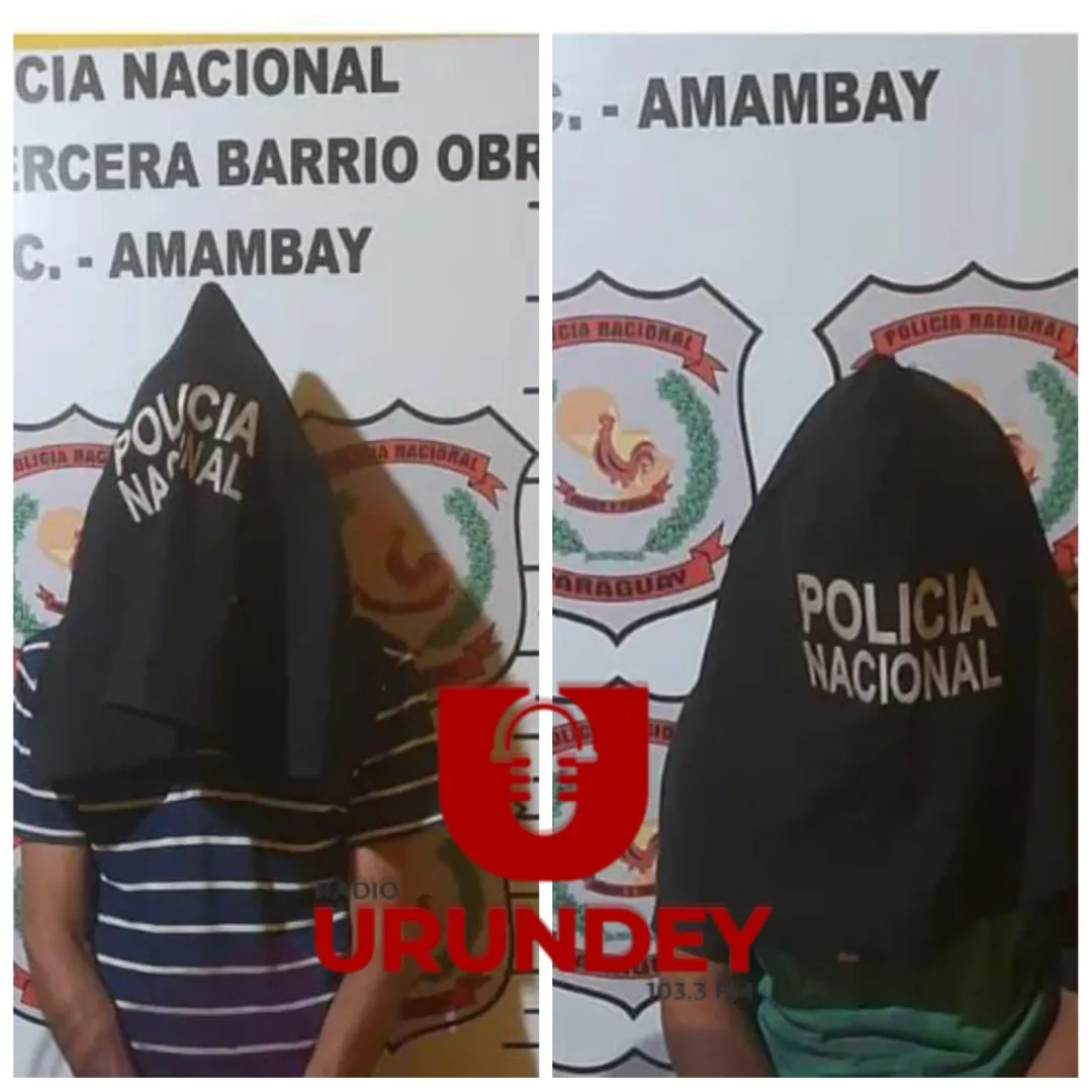 PJC: Detienen de una sola vez a un hombre por robo de moto y a otro por incendio de vivienda