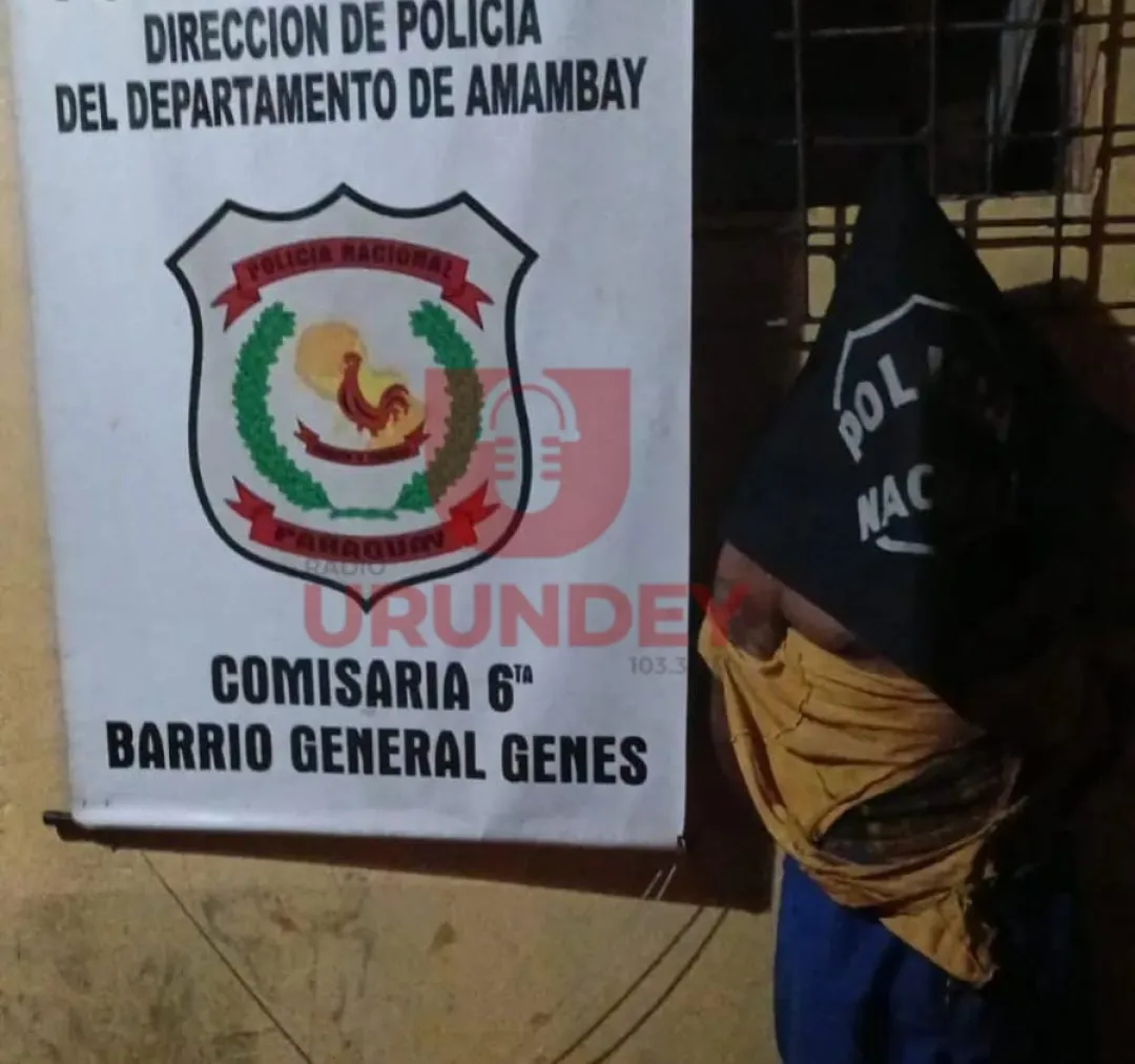 PJC: Detienen a conocido adicto por perpetrar hurtos domiciliarios en un barrio