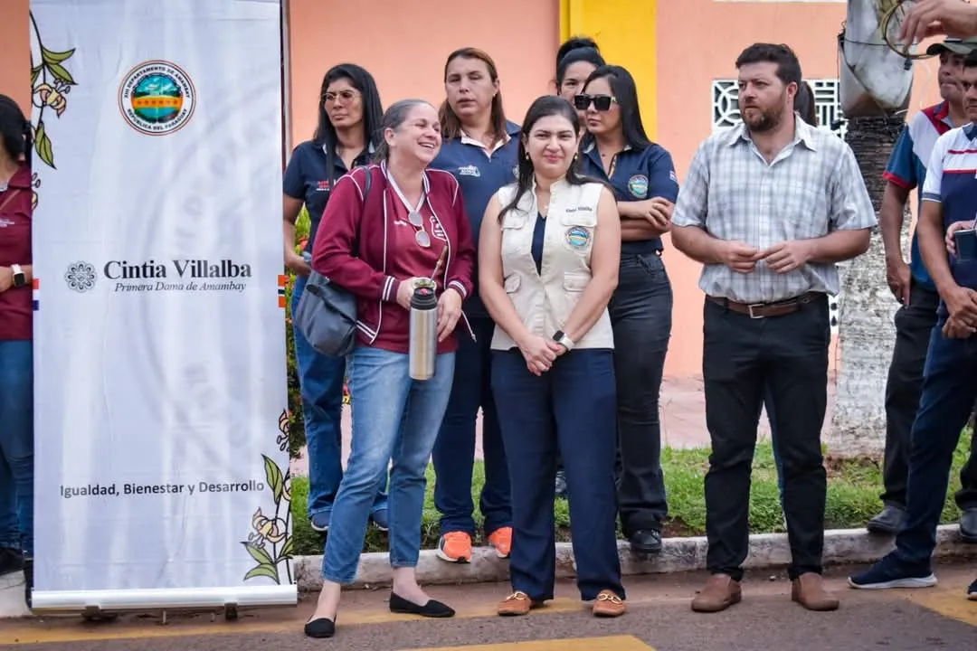 Primera Dama de Amambay participó de lanzamiento de minga ambiental en Bella Vista