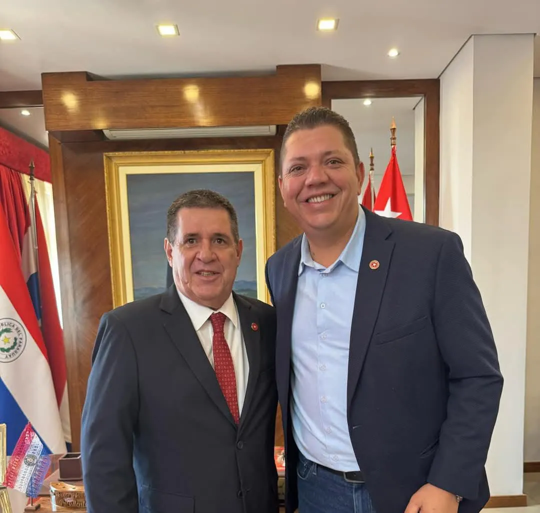 Gobernador de Amambay participó de una reunión con el presidente de la ANR