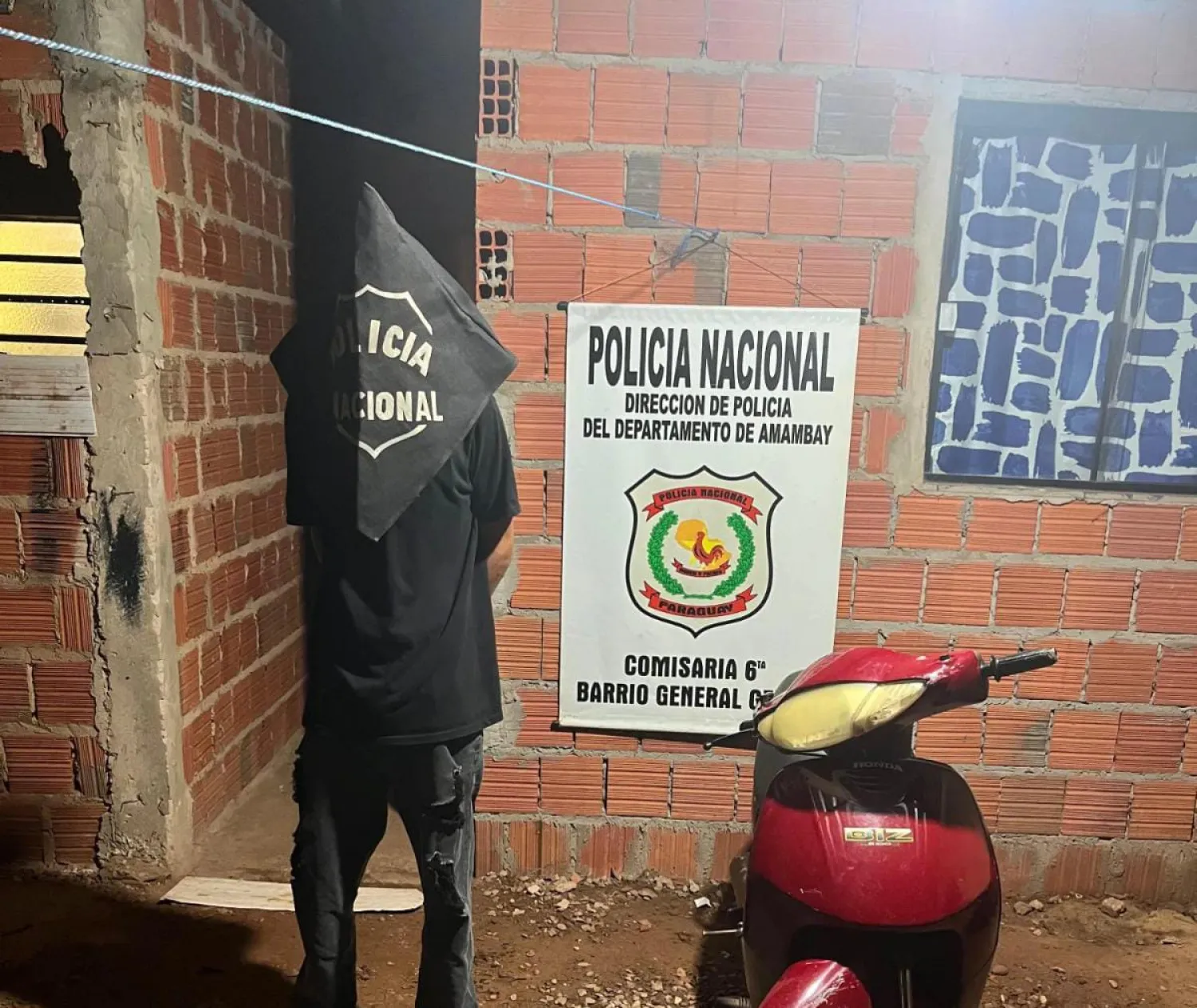 Cae joven vinculado al hurto de una motocicleta en Pedro Juan Caballero