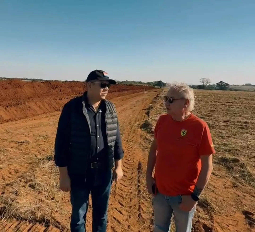 Gobernador verificó el inicio de obras en la Ruta Niños Mártires de Acosta Ñu en Zanja Pytã