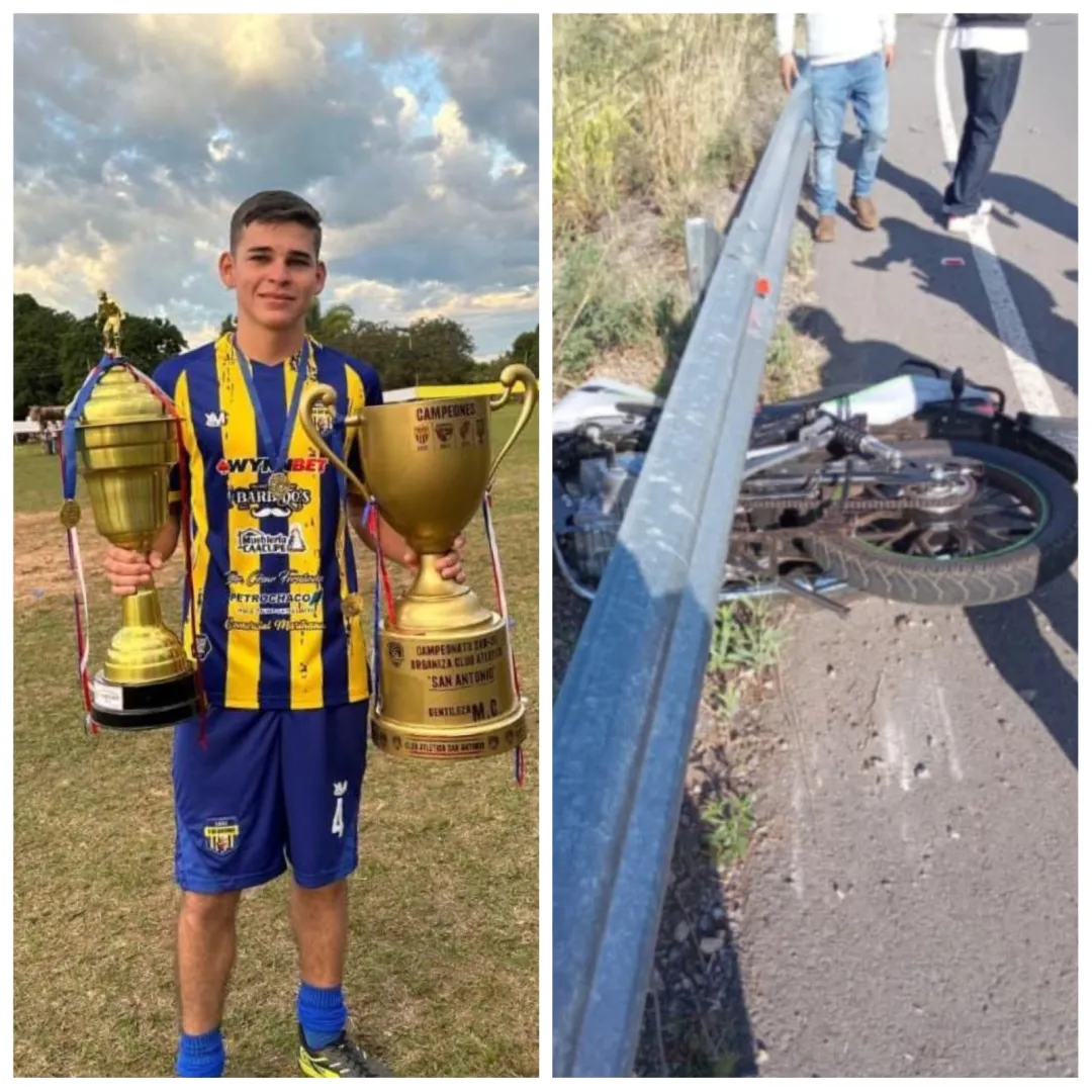 Joven de Bella Vista Norte pierde la vida en accidente sobre la ruta PY08 en Puentesiño