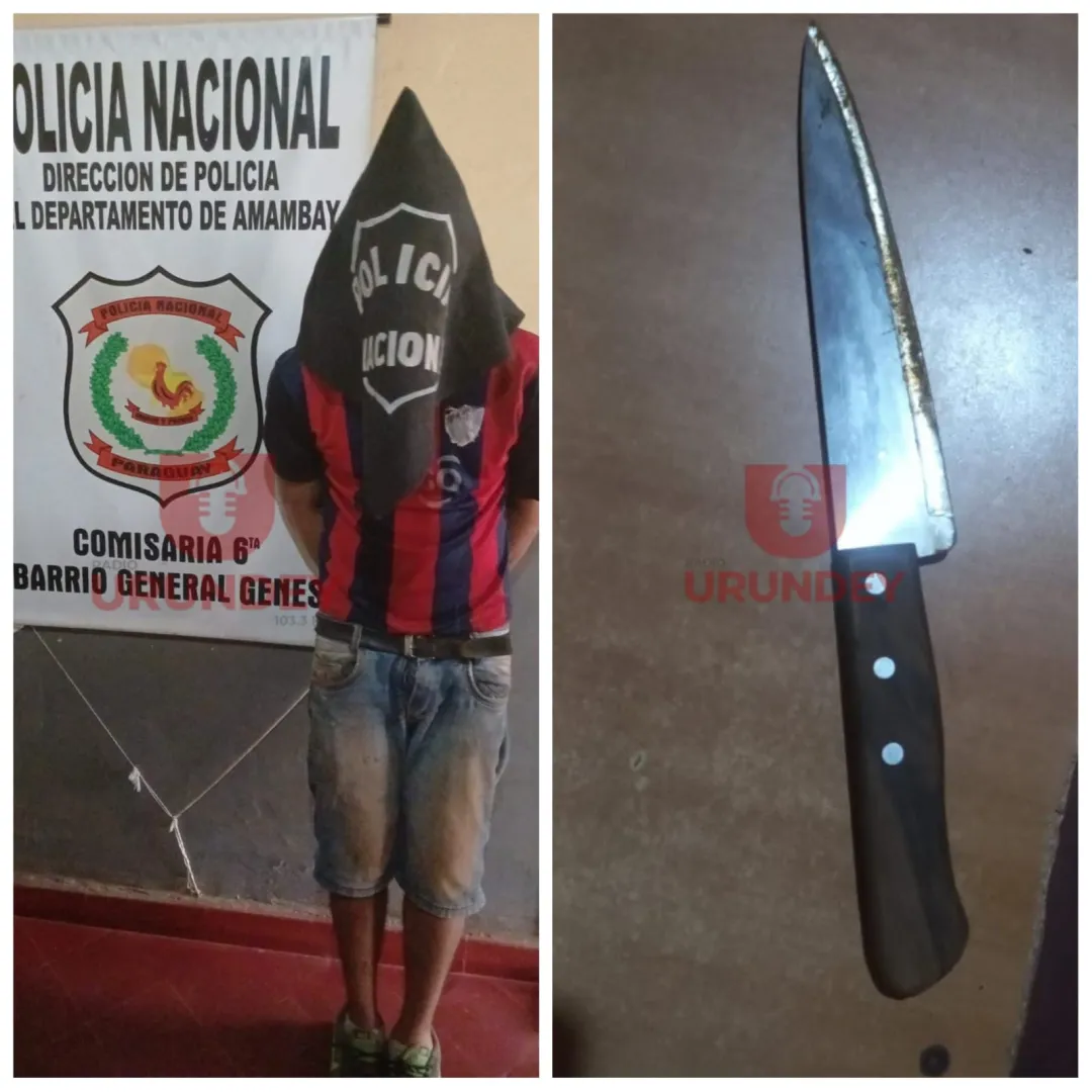 Policía detiene a un hombre por hurto domiciliario en Pedro Juan Caballero